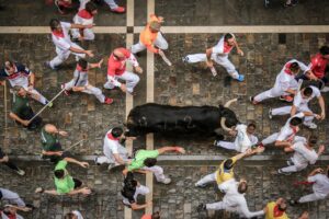 Encierro fêtes de Pampelune