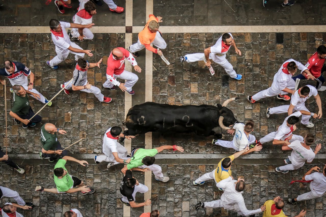 Encierro fêtes de Pampelune